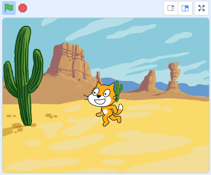 Scratch コスチュームを変えキャラクターを走らせてみよう いなきたものづくりラボ